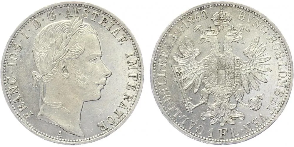 Rakouská a spolková měna, 1857 - 1892 — 1