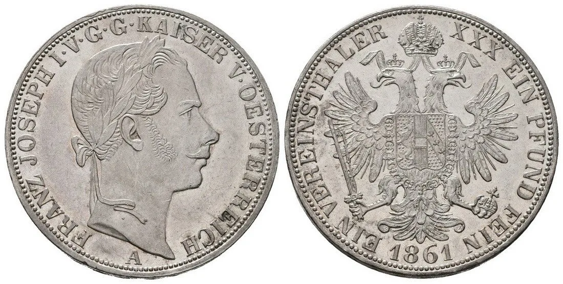 Rakouská a spolková měna, 1857 - 1892 — 1