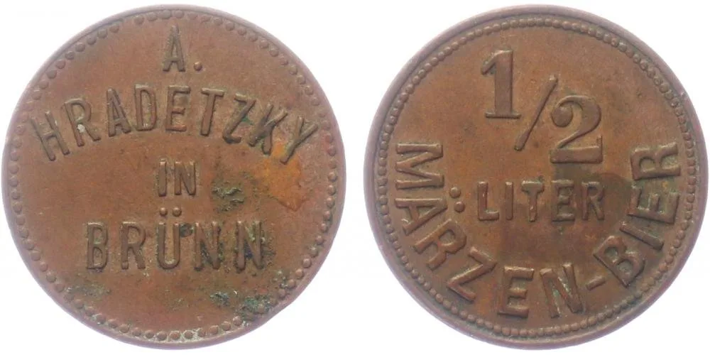 Chmelové a pivní známky — 1
