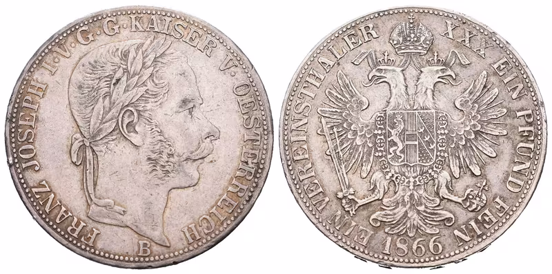 Tolar spolkový 1866 B