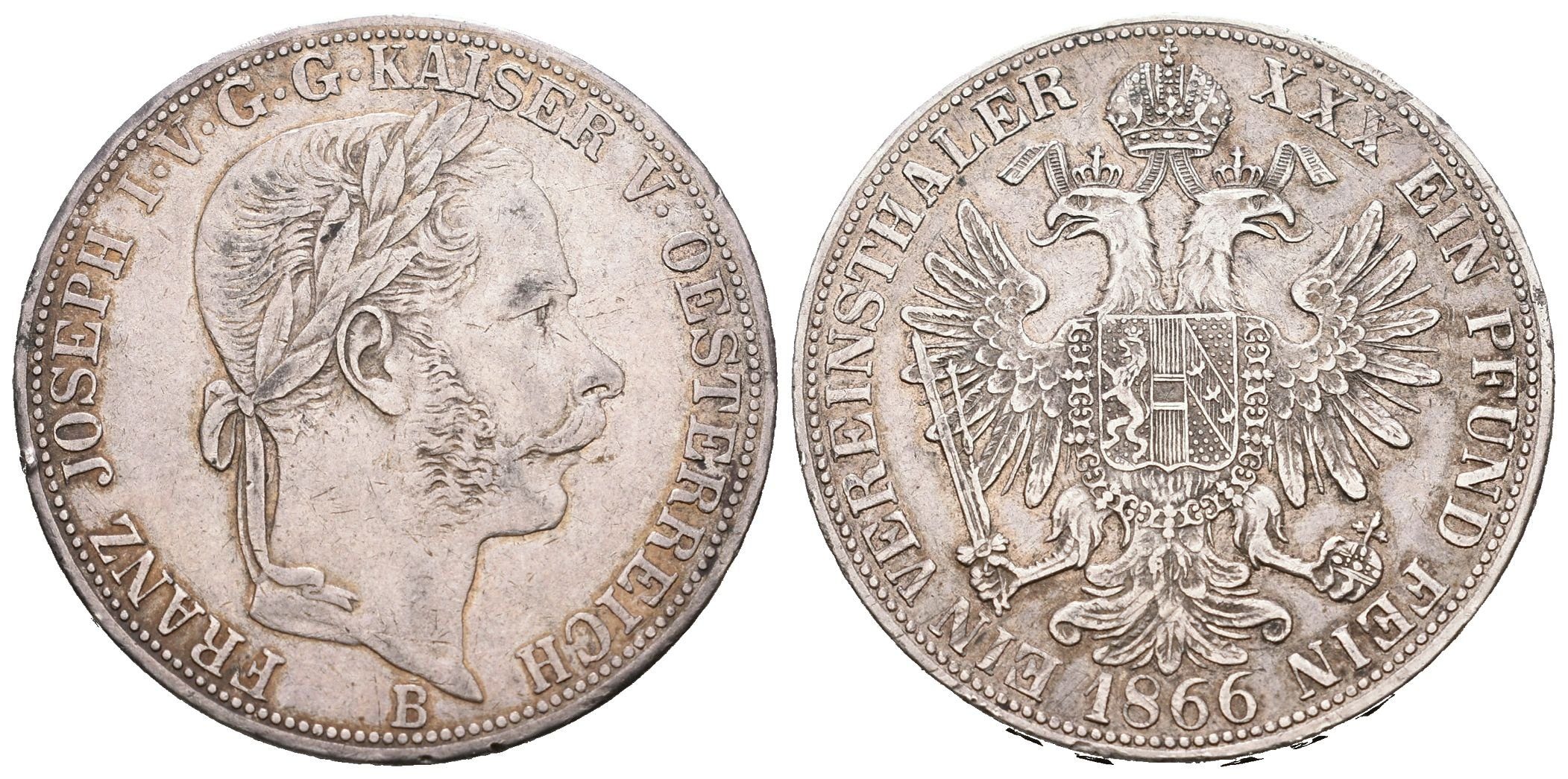 Tolar spolkový 1866 B