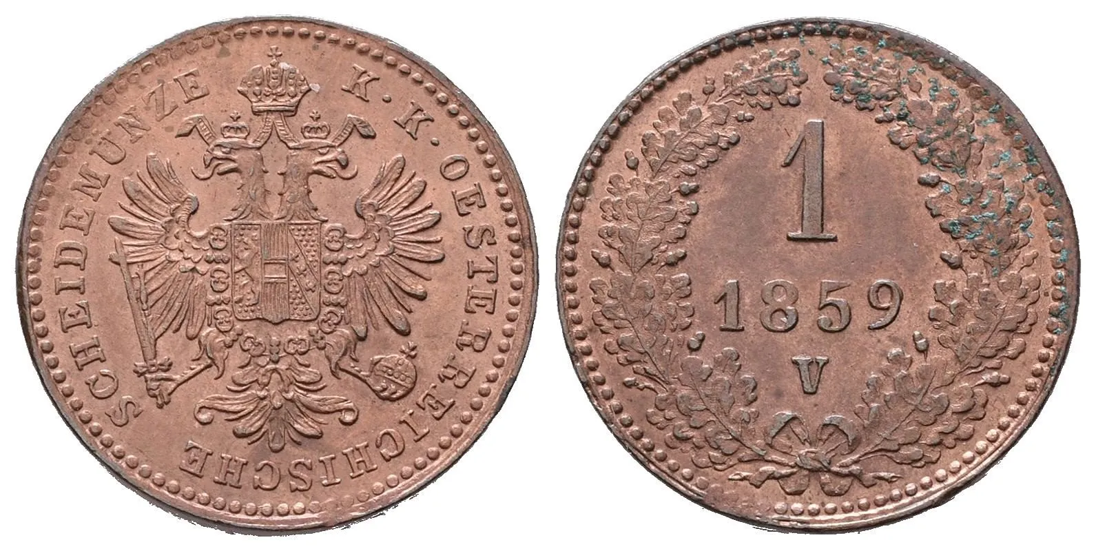 Rakouská a spolková měna, 1857 - 1892 — 1
