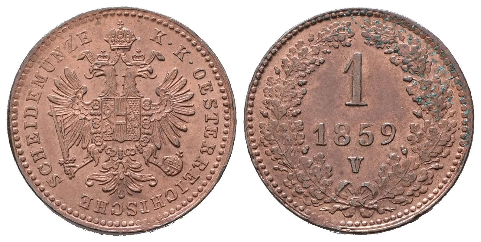 Rakouská a spolková měna, 1857 - 1892 — 1