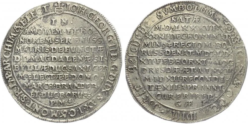 Sasko, Johann Georg II., 1656 - 1680 — 1