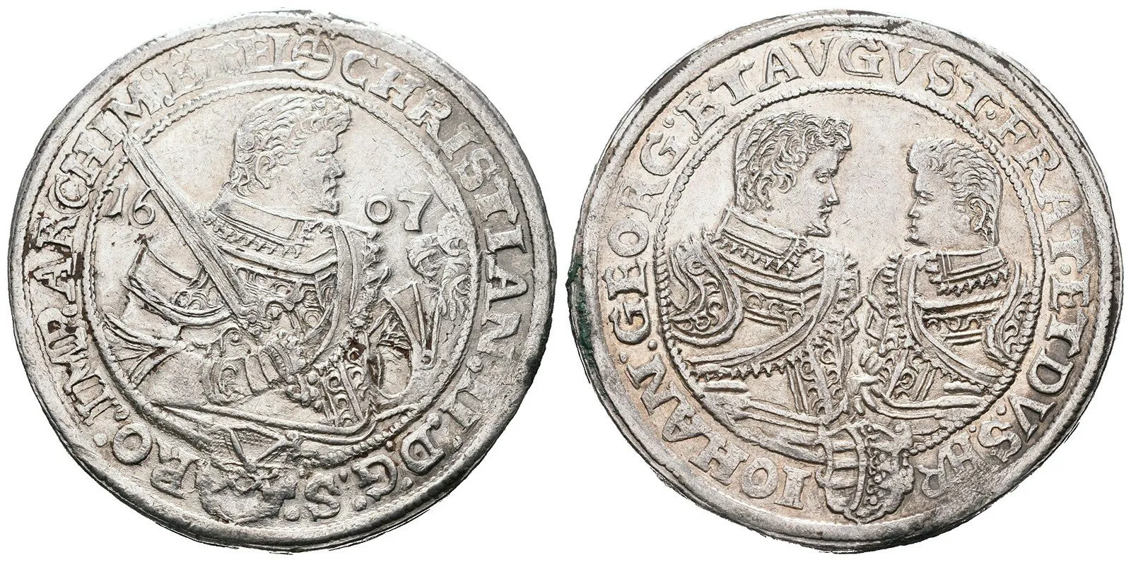Sasko, Christian II., Johann Georg I. a August, 1591 - 1611 — 1