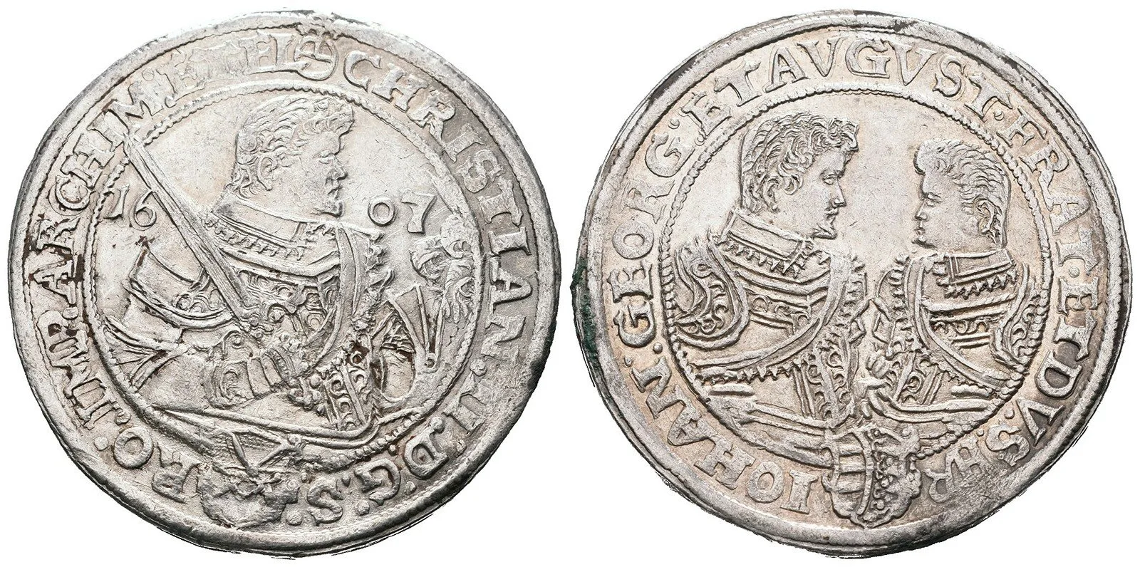 Sasko, Christian II., Johann Georg I. a August, 1591 - 1611 — 1