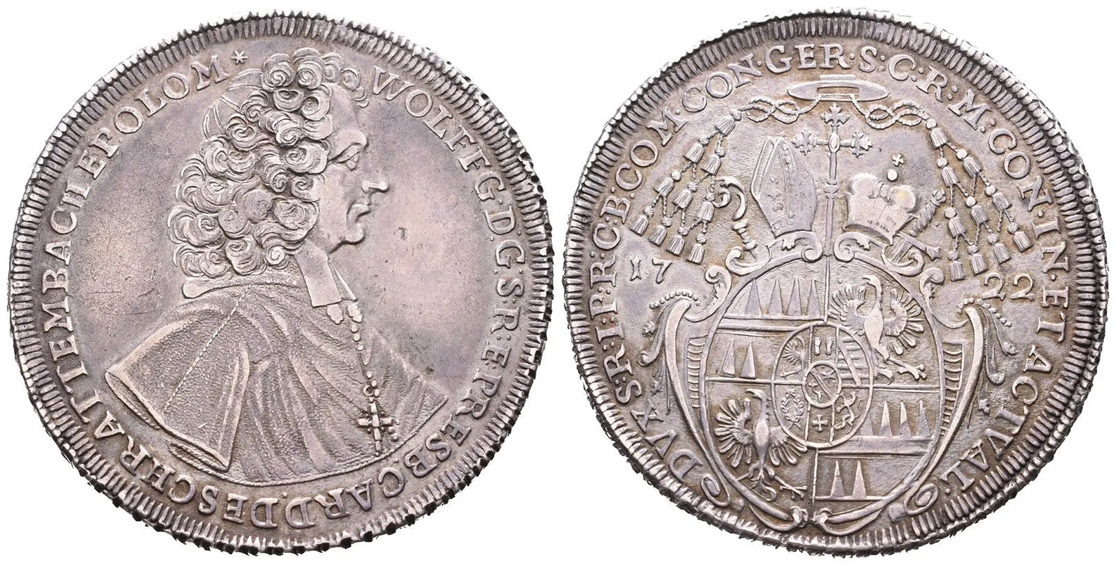 Olomouc - biskupství, Wolfgang von Schrattenbach, 1711 - 1738 — 1