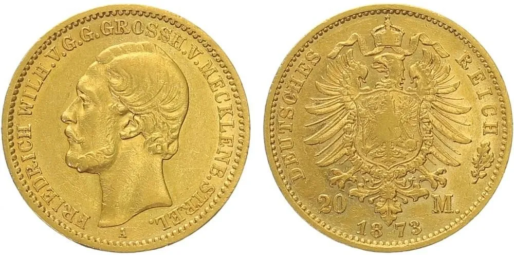 Mecklenburg - Strelitz, Friedrich Wilhelm, 1860 - 1904 — 1