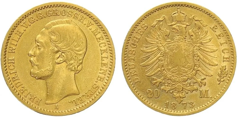 Mecklenburg - Strelitz, Friedrich Wilhelm, 1860 - 1904 — 1