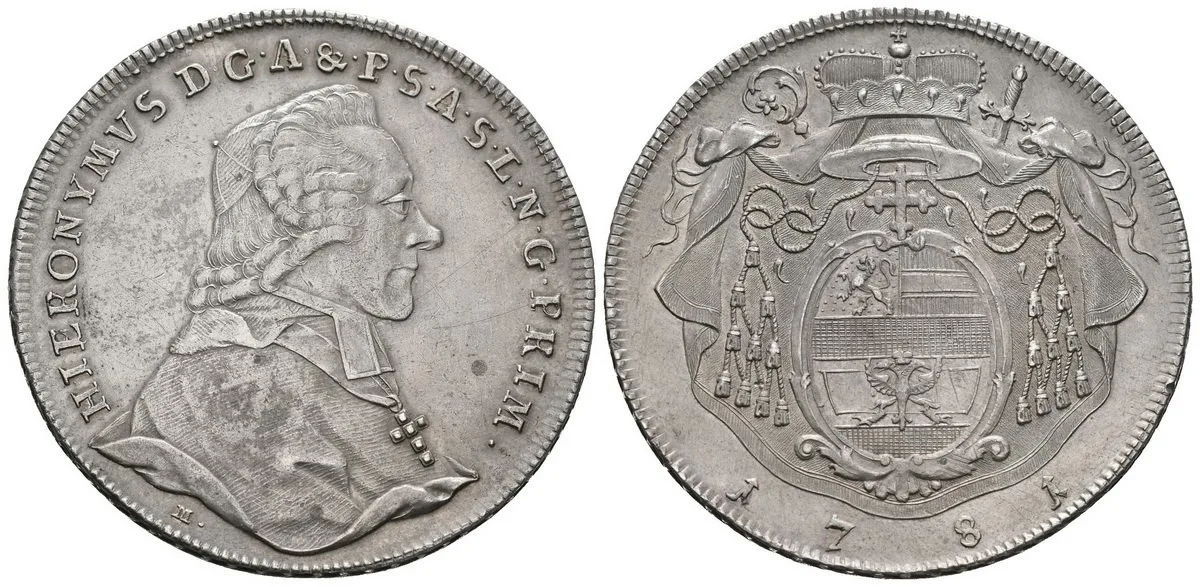 Salzburg - arcibiskupství, Hyeronymus Colloredo, 1772 - 1803 — 1