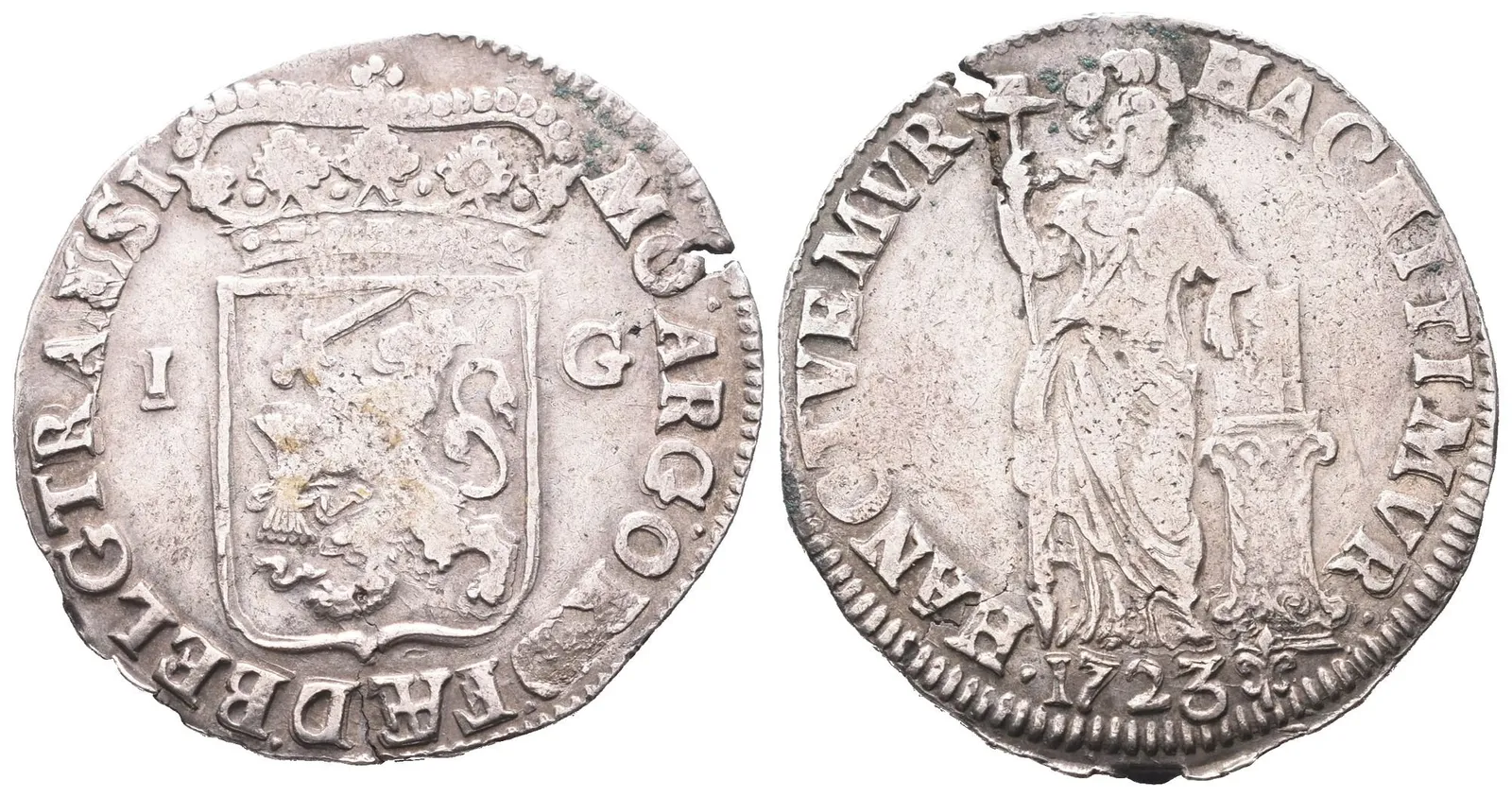Nizozemí-Overijssel, 1 Gulden 1723
