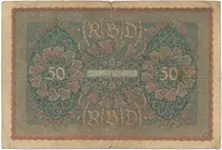 Německo, 50 Mark 1919, Reihe 2, Ro.62b - fotografie 2