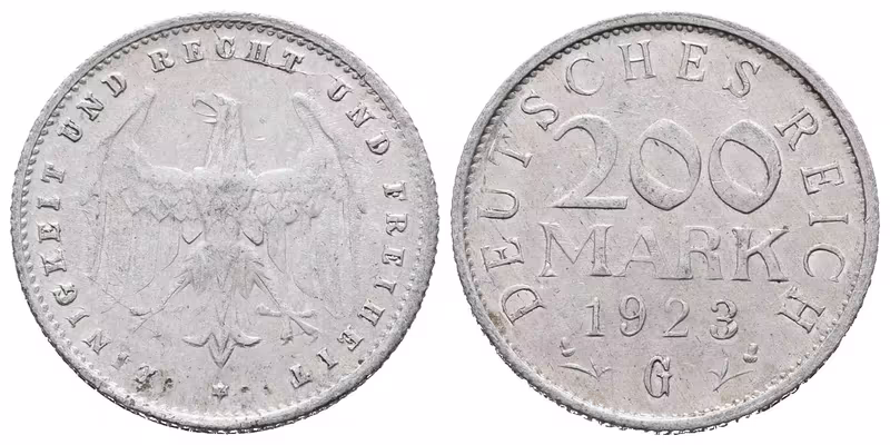 Výmar, 200 Marka 1923 G