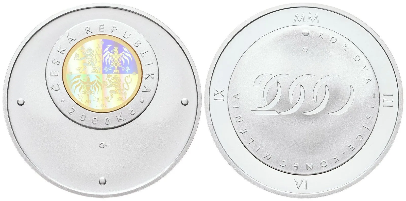 2000 Kč 2000 - Rok dva tisíce - konec milénia