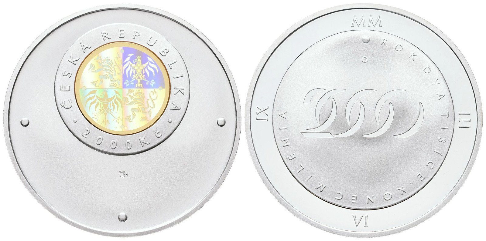 2000 Kč 2000 - Rok dva tisíce - konec milénia