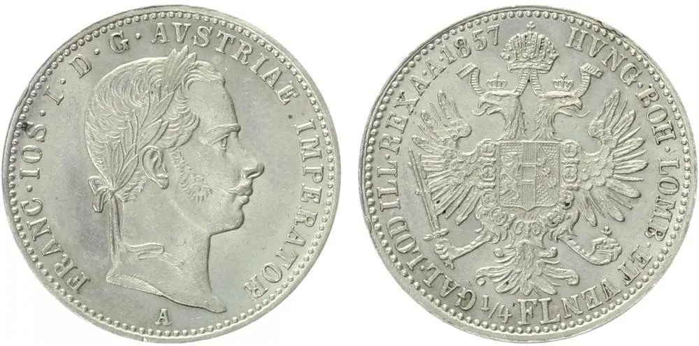 Rakouská a spolková měna, 1857 - 1892 — 1