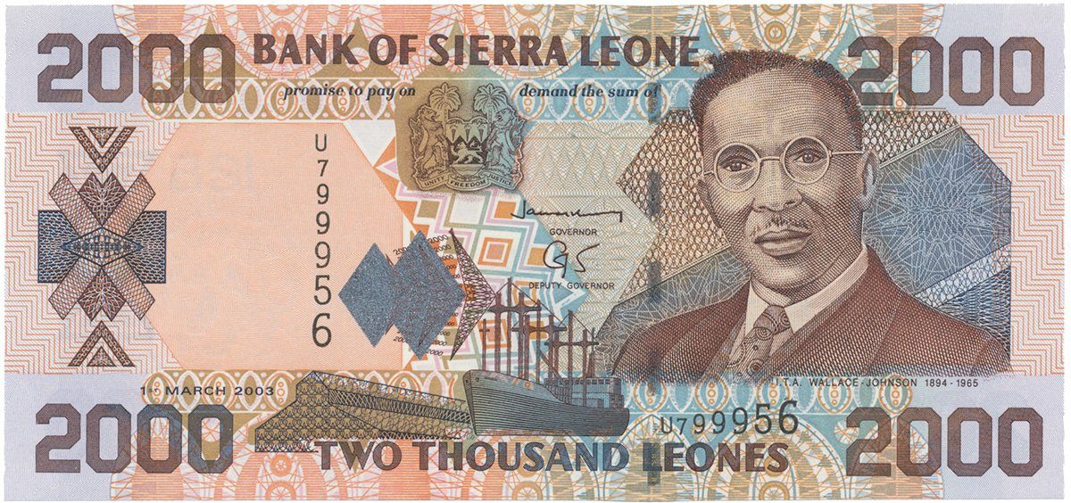 Sierra Leone, 2000 Leones 2003, P.26b