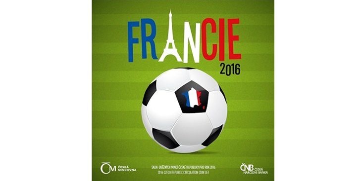 Ročníková sada mincí 2016 - MS fotbal
