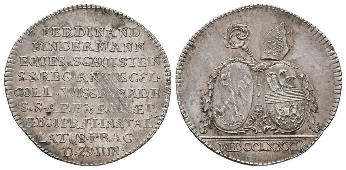 Praha - Vyšehrad, Ferdinand rytíř Kindermann von Schulstein, 1782 - 1801 — 1