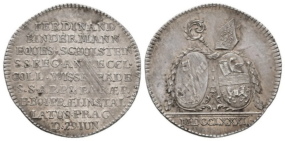 Praha - Vyšehrad, Ferdinand rytíř Kindermann von Schulstein, 1782 - 1801 — 1
