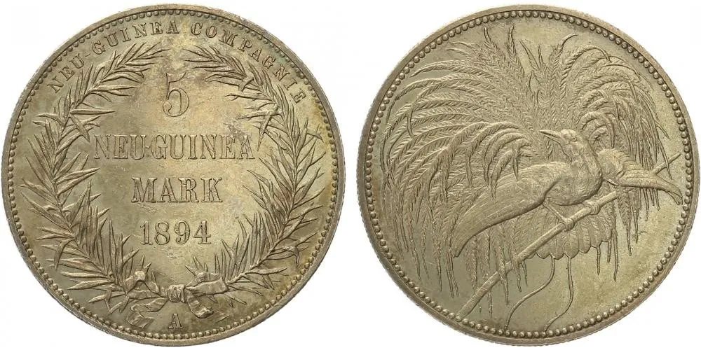 Koloniální ražby, Německá Nová Guinea — 1