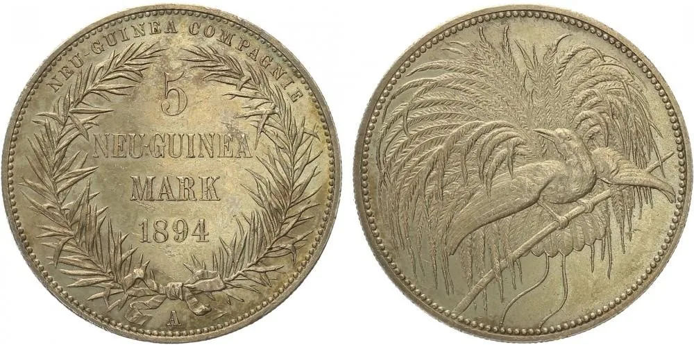 Koloniální ražby, Německá Nová Guinea — 1