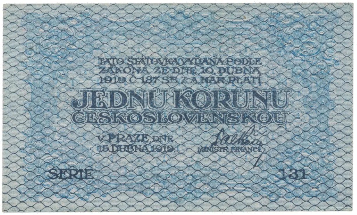 1 Koruna 1919, Hej.7