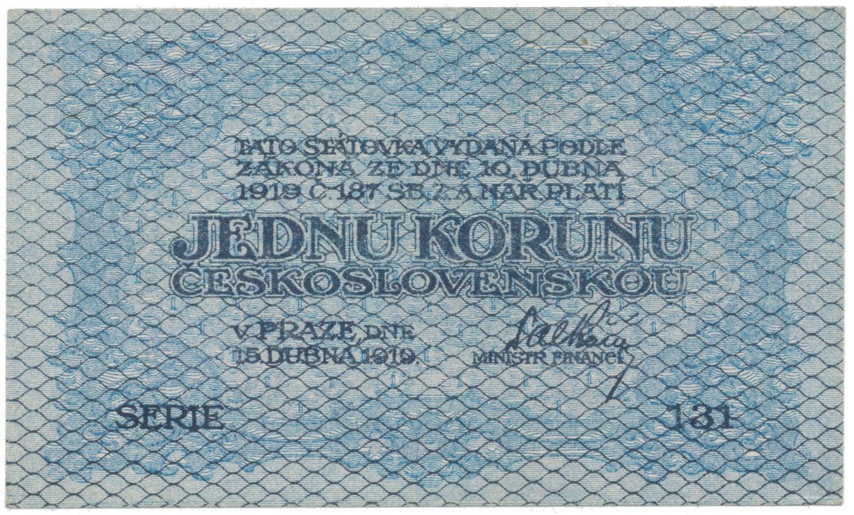1 Koruna 1919, Hej.7