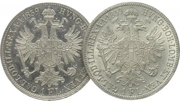 Rakouská a spolková měna, 1857 - 1892 — 1