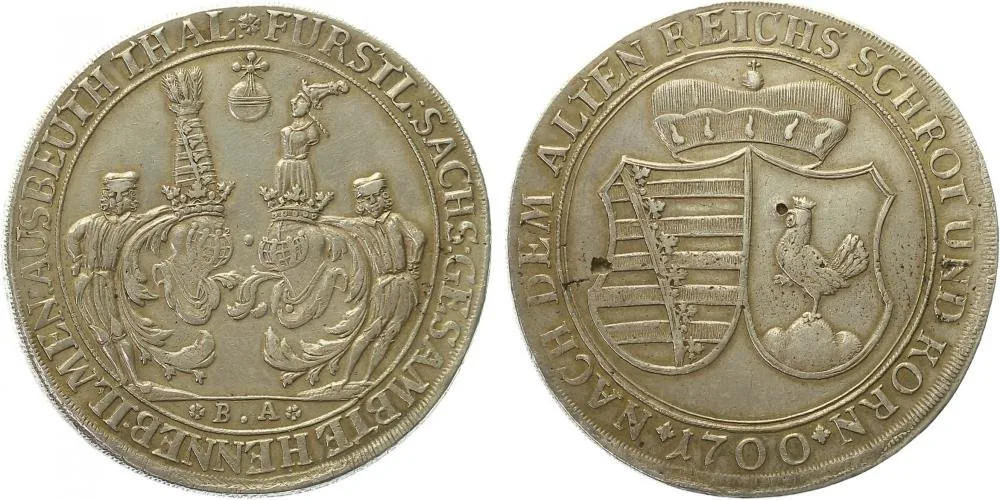 Henneberg, Johann Ernst von Sachsen-Weimar, 1683 - 1707 — 1