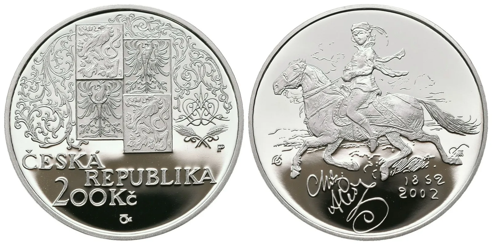 200 Kč 2002 - Mikoláš Aleš, PROOF