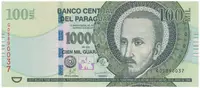 Paraguay, 100.000 Guaranies 2013, P.237a