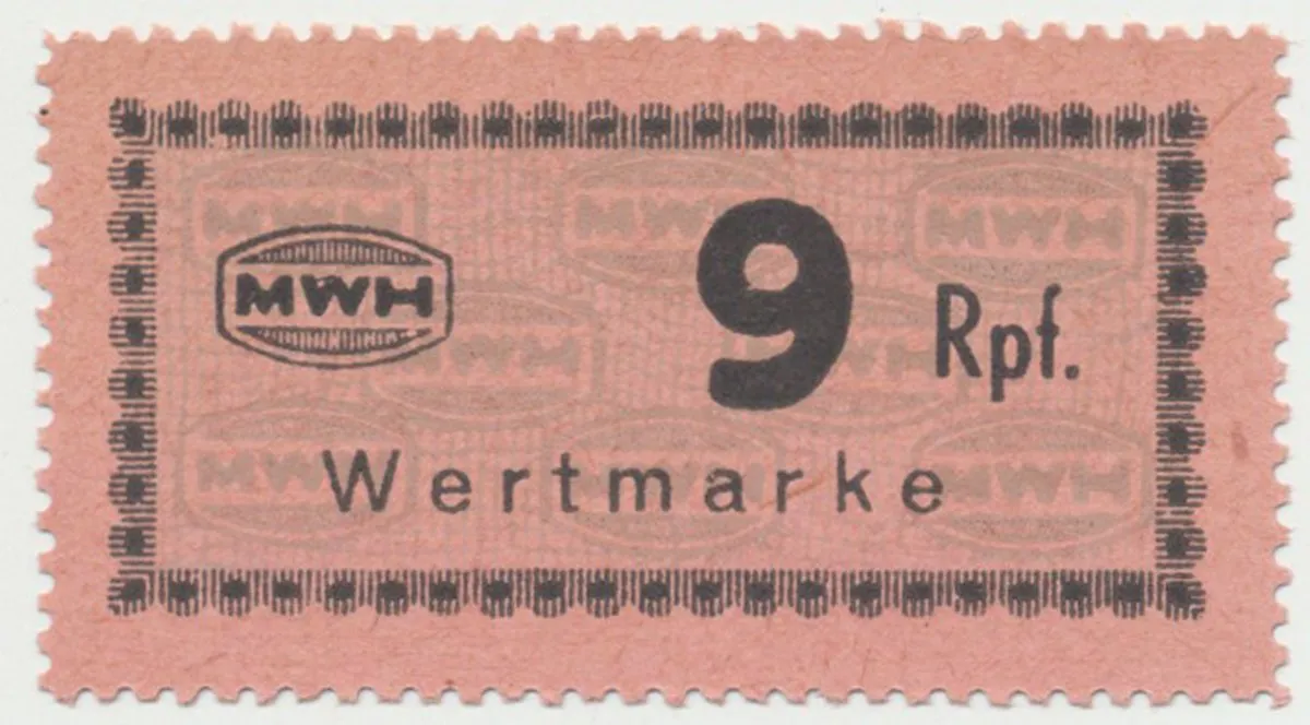 Holleischen (Holýšov) - MWH, 9 Reichspfennige b.d., Grab.Ho9