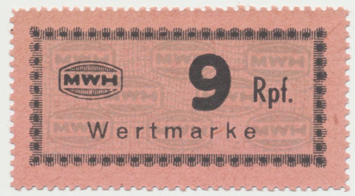 Holleischen (Holýšov) - MWH, 9 Reichspfennige b.d., Grab.Ho9