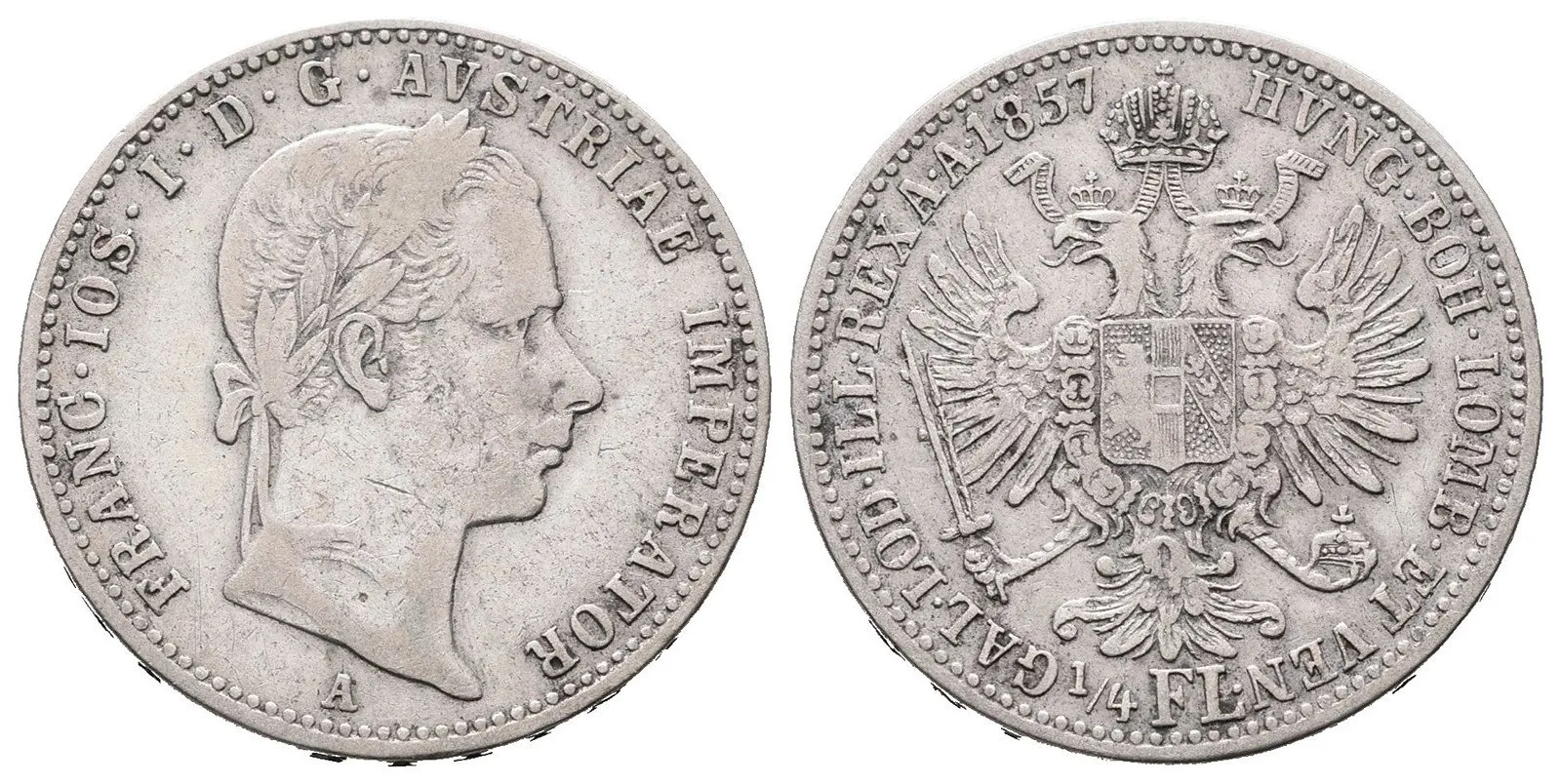 Rakouská a spolková měna, 1857 - 1892 — 1