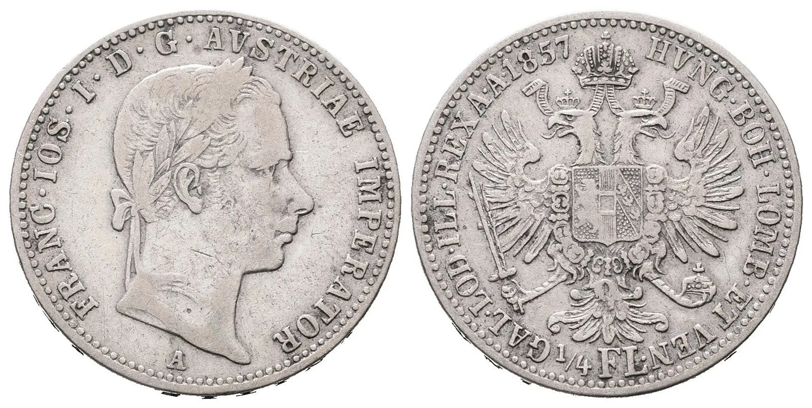 Rakouská a spolková měna, 1857 - 1892 — 1