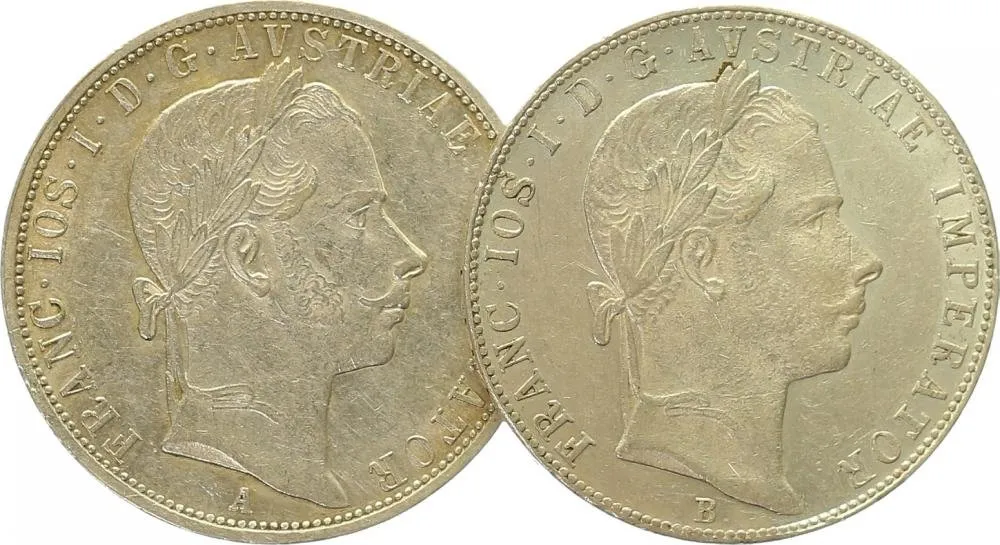 Rakouská a spolková měna, 1857 - 1892 — 1
