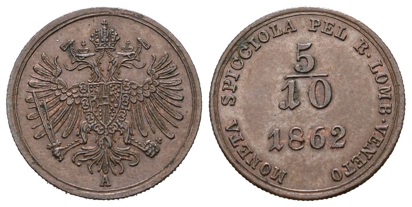 5/10 Soldo 1862 A