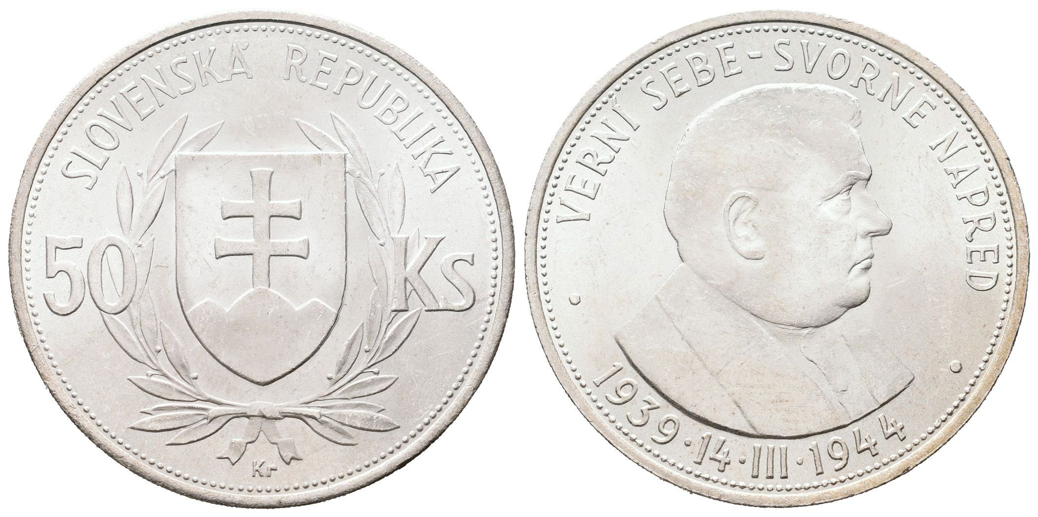 50 Koruna 1944 - Jozef Tiso