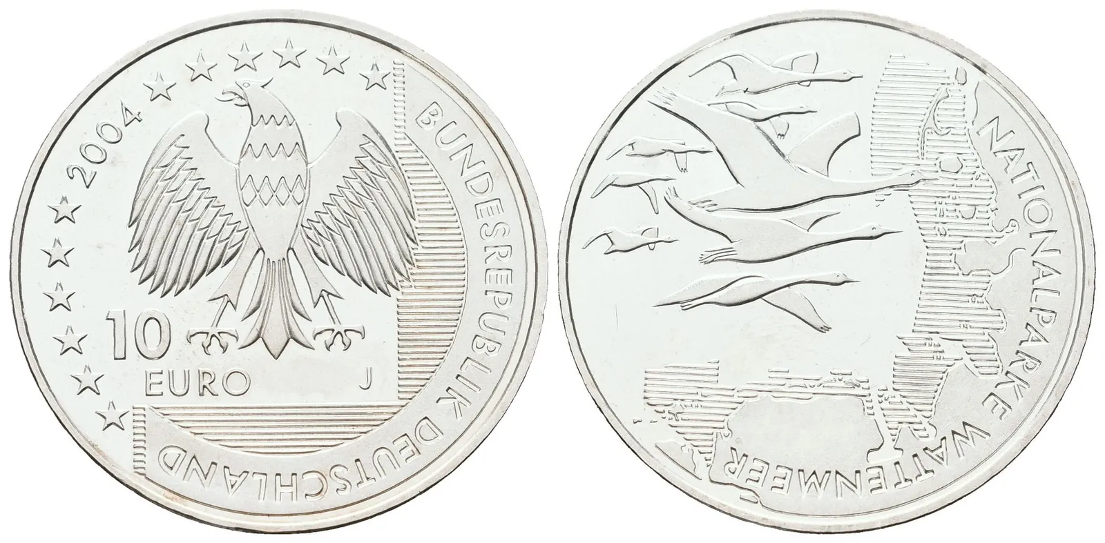 SRN, 10 Euro 2004 - NP Watttenmeer
