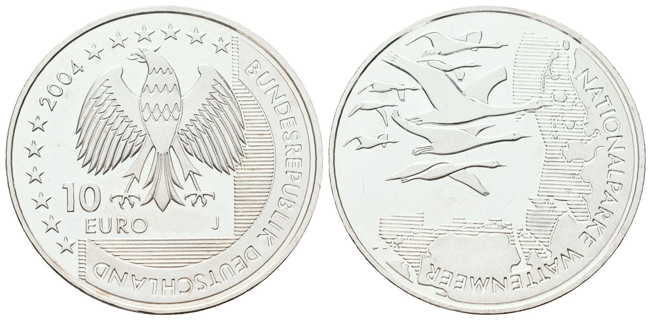 SRN, 10 Euro 2004 - NP Watttenmeer