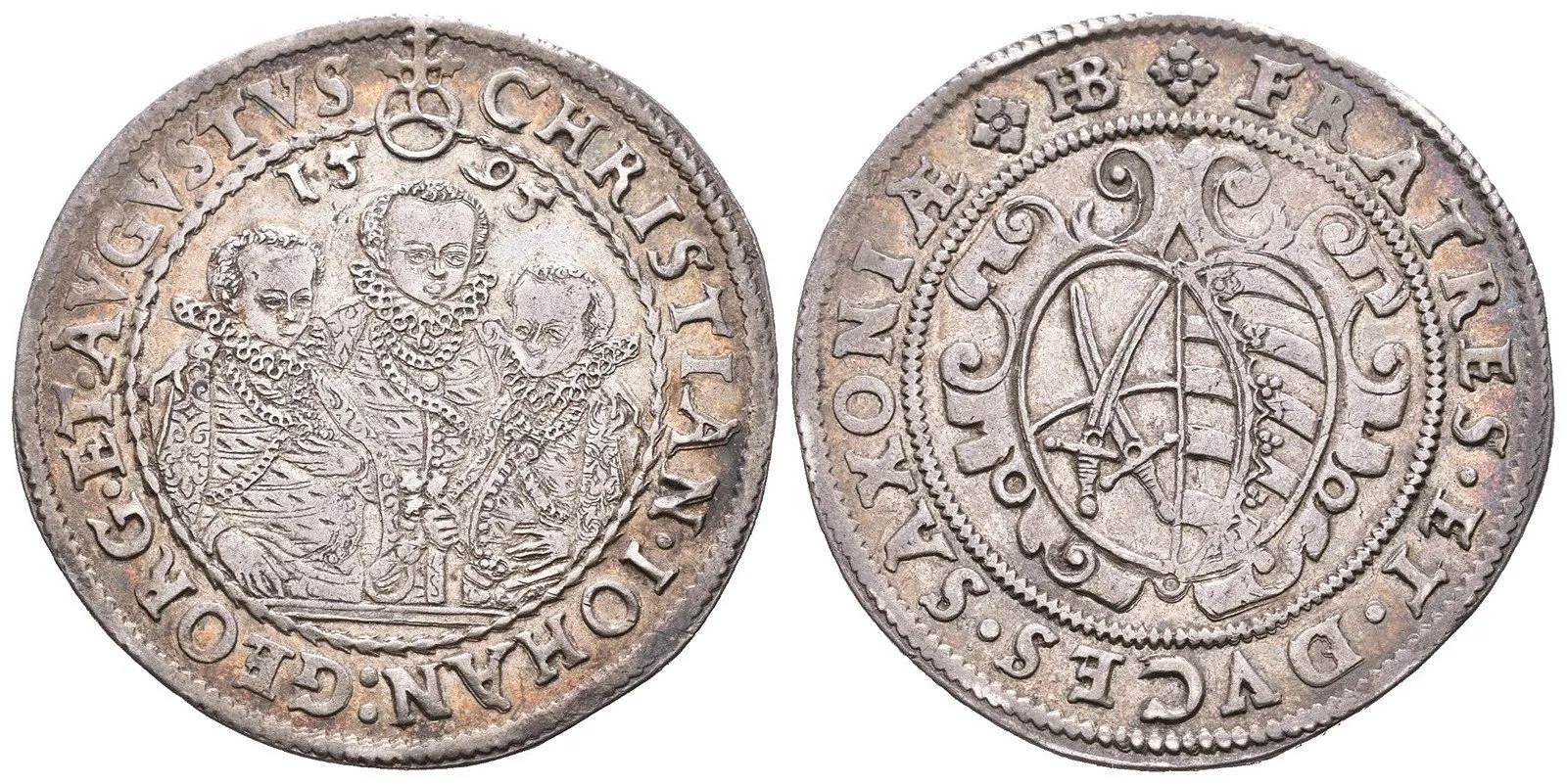 Sasko, Christian II., Johann Georg I. a August, 1591 - 1611 — 1