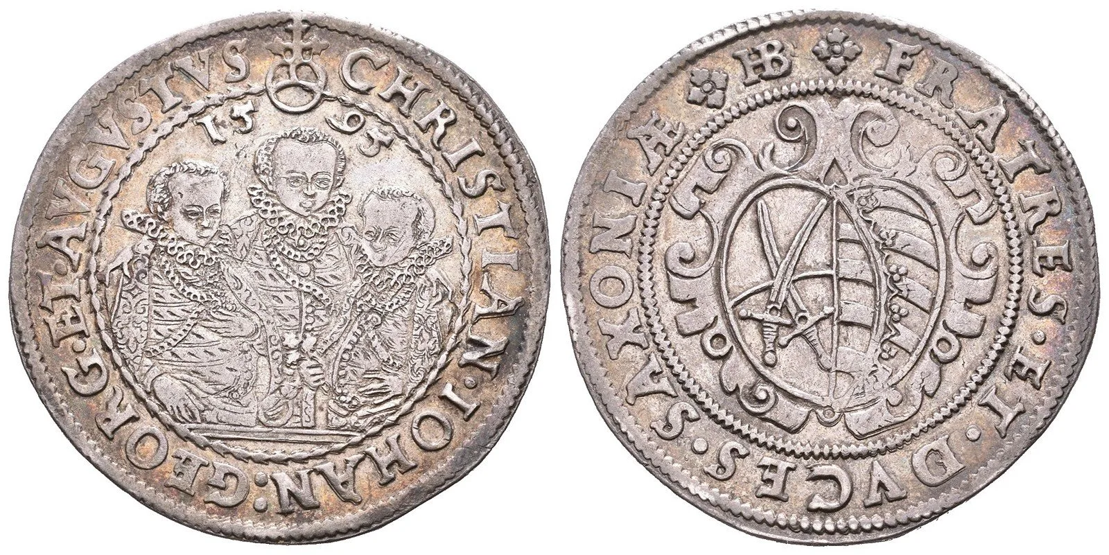 Sasko, Christian II., Johann Georg I. a August, 1591 - 1611 — 1