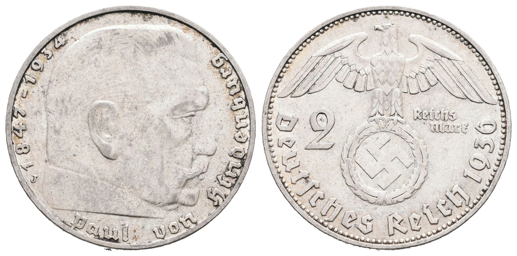 III. říše, 2 Marka 1936 J