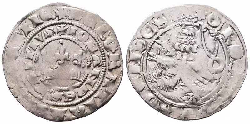 Jan Lucemburský, Pražský groš, Castelin 36