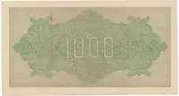 Německo, 1000 Mark 1922, vod. Achterstreifen, Ro.75o - fotografie 2