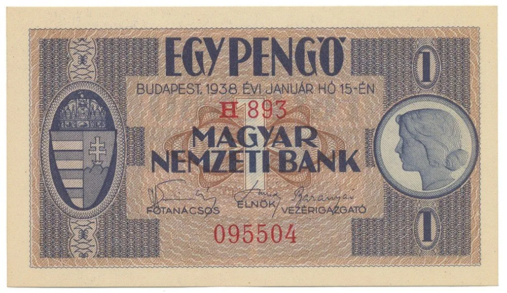 Maďarská platidla na československém území 1938-1945 — 1