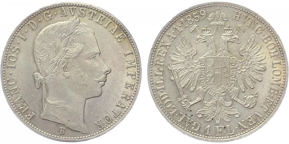 Rakouská a spolková měna, 1857 - 1892 — 1