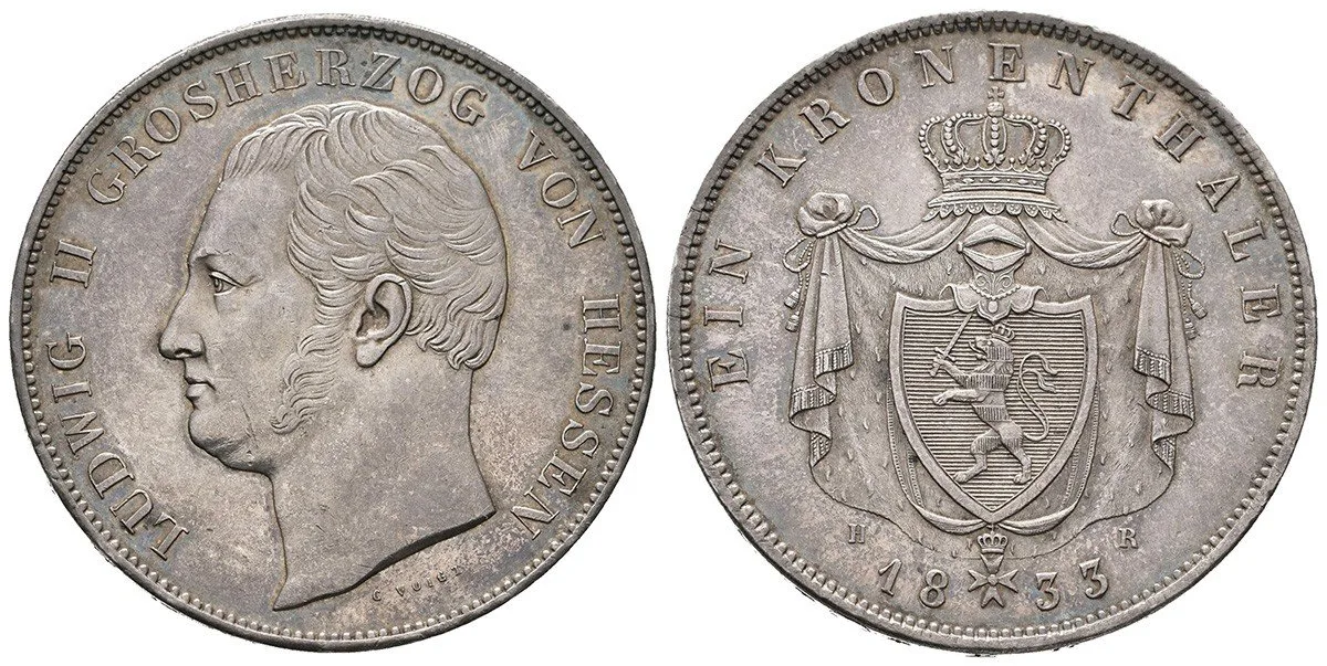 Hessen - Darmstadt, Ludwig II., 1830 - 1848 — 1