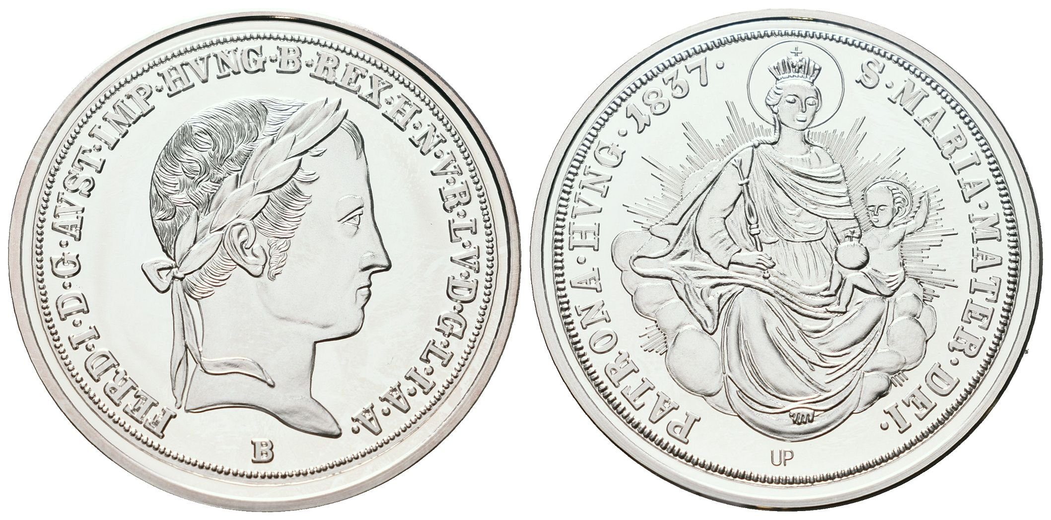 Replika - Historický 1/2 tolar - Ferdinanda V. 1837